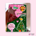 Squishy Boisson Fraise pailletée édition Noël – Squishy Land