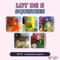Lot de 5 squishies surprise – Squishy Land