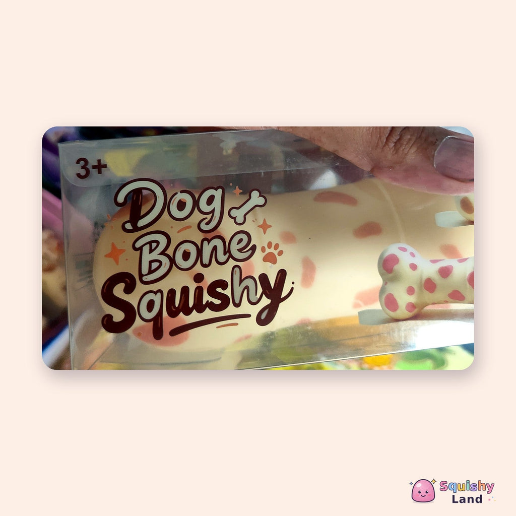 Boîte Dog Bone Squishy 3 ans et plus
